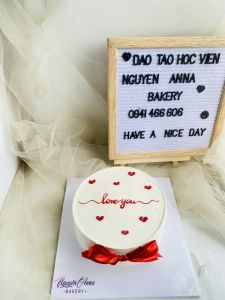 Mẫu bánh kem đơn giản/trái cây