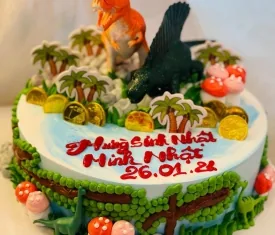 Bánh kem khủng long 02