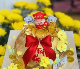Bánh kem túi vàng 19