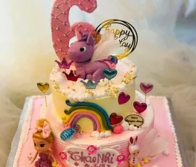 Bánh kem ngựa Pony 04